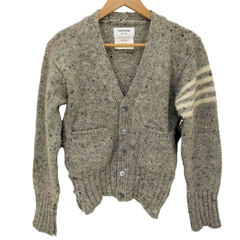 トムブラウン THOM BROWNE メランジ ニット カーディガン メンズ JPN:0